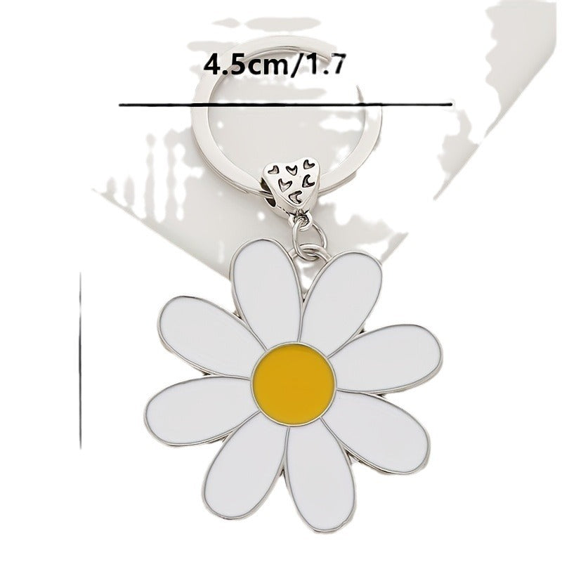 Wholesale Fresh imitation daisy keychain